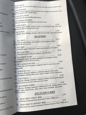 Menu photo 2 Thai Chef Sterling Heights, MI