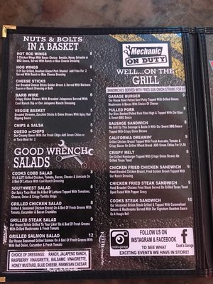 Menu photo 8 Cook's Garage Lubbock, TX Menu photo 8 Cook's Garage Lubbock, TX