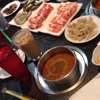 New Generation Hot Pot - Table set up of round 1 - Hot Pot Near Me - Towson, Maryland New Generation Hot Pot - Table set up of round 1 - Hot Pot Near Me - Towson, Maryland