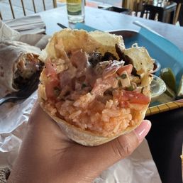 Surf and turf burrito Surf and turf burrito