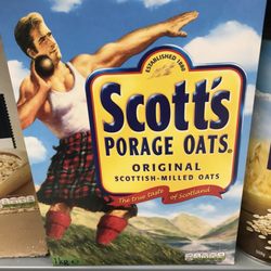 Asda Stores - I hope to be ripped like this guy after eating some oats.