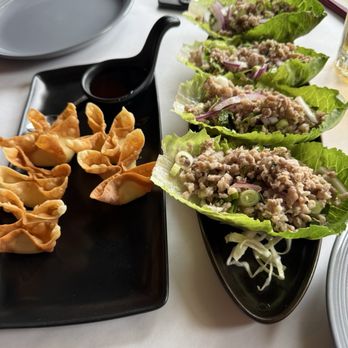 Chili Basil Thai Cuisine - Crab Rangoon, and pork larb - Thai Near Me - Ventura, California