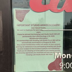 Posted on their door