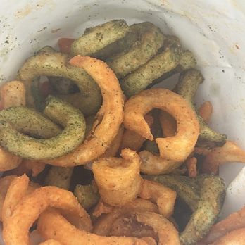 Potato Guys - Chili BBQ and seaweed pepper salt curly fries - American Near Me - San Mateo, California Potato Guys - Chili BBQ and seaweed pepper salt curly fries - American Near Me - San Mateo, California