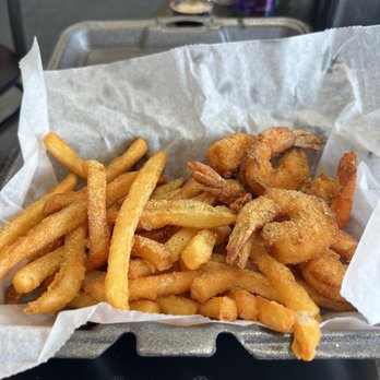 STICKY FINGERS KITCHEN - 1/2 Lb of Shrimp with fries - Fast Food Near Me - Carpentersville, Illinois STICKY FINGERS KITCHEN - 1/2 Lb of Shrimp with fries - Fast Food Near Me - Carpentersville, Illinois