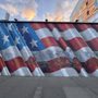 Photo of American Flag Mural