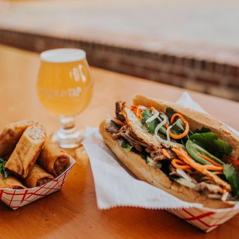 6PackSubs - a sandwich and a glass of beer - Food Trucks Near Me - Atlanta, Georgia