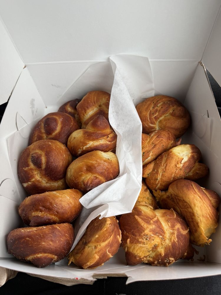 Wooden Petal Pretzel Parlor