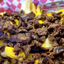 Simple Cafe - Fajita cheese fries are YUM