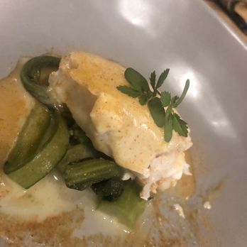 Ugly Duckling - Butter-poached halibut - Canadian (New) Near Me - Victoria, British Columbia Ugly Duckling - Butter-poached halibut - Canadian (New) Near Me - Victoria, British Columbia