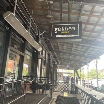 Gather - View from the outdoor seating - New American Near Me - Omaha, Nebraska Gather - View from the outdoor seating - New American Near Me - Omaha, Nebraska