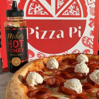 Pizza Pi - Snowy Pizza
Pepperoni Ricotta drizzled with hot honey - Pizza Near Me - Paradise, Nevada Pizza Pi - Snowy Pizza
Pepperoni Ricotta drizzled with hot honey - Pizza Near Me - Paradise, Nevada
