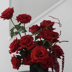 Fleur And Form - Immaculate, red roses arrangement!