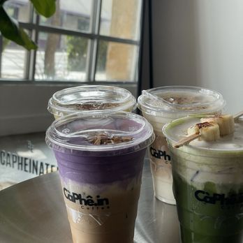 CaPhein  Coffee - Crème brûlée, Coco Ube, Banana Cream Matcha, Egg Coffee - Coffee & Tea Near Me - Austin, Texas