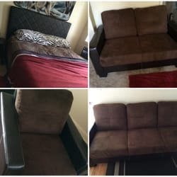 Furniture Discounter - Bed frame, box spring, mattress, couch, loveseat, chair. (See review)