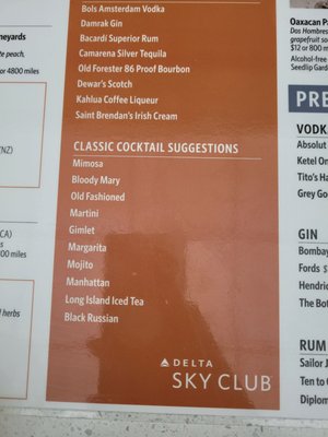 Menu photo 4 Delta Sky Club - Concourse E Atlanta, GA Menu photo 4 Delta Sky Club - Concourse E Atlanta, GA