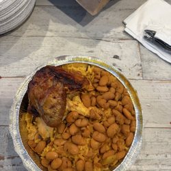 Look at all this chicken they gave me!!