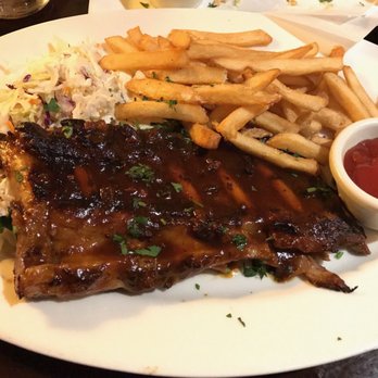 Stanford's - 1/2 rack of ribs, fries and slaw. - American Near Me - Seattle, Washington Stanford's - 1/2 rack of ribs, fries and slaw. - American Near Me - Seattle, Washington
