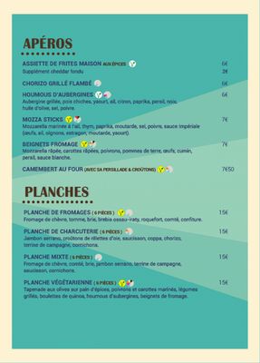 Menu photo 4 Péniche Antipode Paris, 75 Menu photo 4 Péniche Antipode Paris, 75