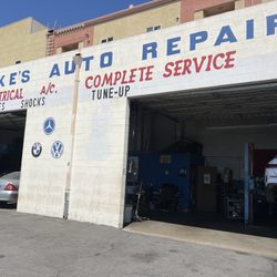 Mike's Auto Repair - Front of the shop.