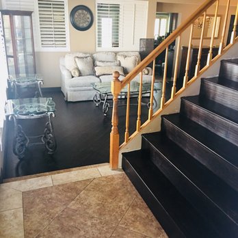 Javier's Carpet - a living room and stairs - Flooring Near Me - Upland, California