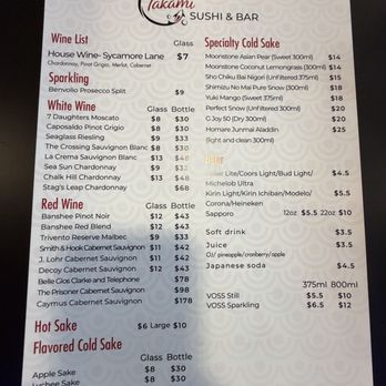 Takami - Menu - Sushi Bars Near Me - Apopka, Florida Takami - Menu - Sushi Bars Near Me - Apopka, Florida