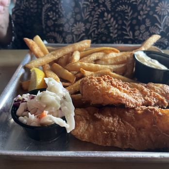 Shuckin' Shack Oyster Bar - Fish and chips - Sports Bars Near Me - Leland, North Carolina