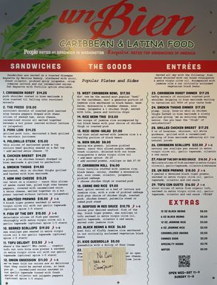 Menu photo 4 Un Bien Seattle, WA Menu photo 4 Un Bien Seattle, WA