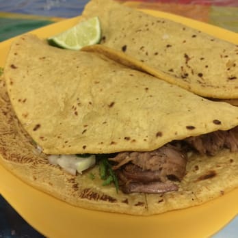 El Paisano - Two carnitas tacos with Huge handmade tortillas - Mexican Near Me - Redwood City, California