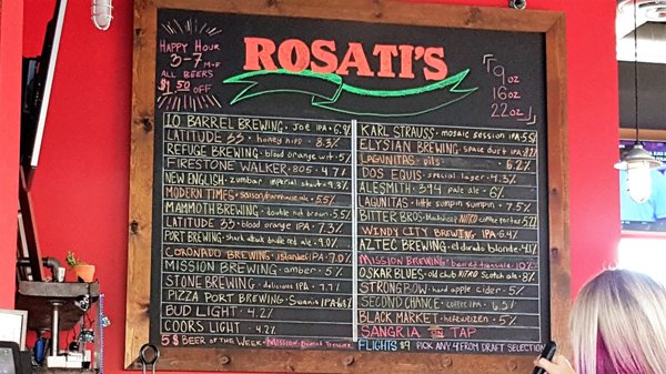 Menu photo 8 Rosati's Pizza Encinitas, CA