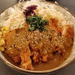 Fried chicken curry don( forget the exact name on menue) Fried chicken curry don( forget the exact name on menue)