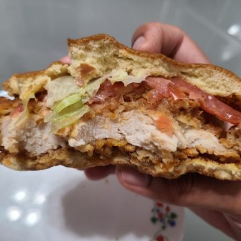 Burger King - Spicy hand breaded crispy chicken sandwich - Fast Food Near Me - Vernon, Connecticut