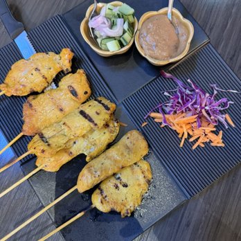 Thai Thyme - 1. Chicken Satay - Thai Near Me - Monrovia, California Thai Thyme - 1. Chicken Satay - Thai Near Me - Monrovia, California