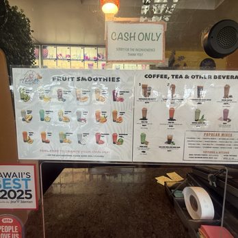 Thang's French Coffee & Bubble Tea - Menu - Juice Bars & Smoothies Near Me - Honolulu, Hawaii