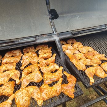 CG BBQ - chicken wings being cooked on a grill - Food Trucks Near Me CG BBQ - chicken wings being cooked on a grill - Food Trucks Near Me