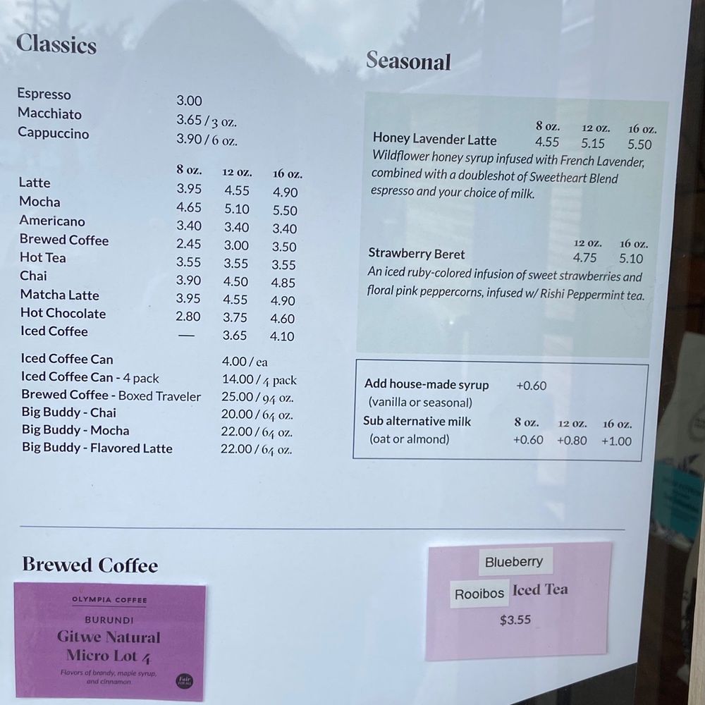 Menu Menu