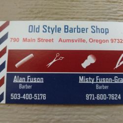 Business Card with our names and phone numbers and address.