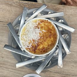 Crème brûlée with coconut - sooo good!! :) Crème brûlée with coconut - sooo good!! :)