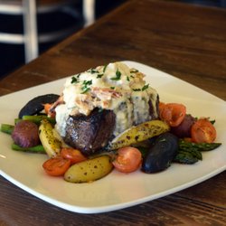 Cary Ale House & Brewing Company - Valentine's Week Special. Filet Oscar
