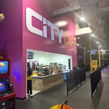 Slick City Action Park - City Cafe at Slick City Park Cassandra Bankson - Amusement Parks Near Me - Houston, Texas Slick City Action Park - City Cafe at Slick City Park Cassandra Bankson - Amusement Parks Near Me - Houston, Texas