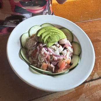 Viva Zapata - Ceviche mixto. It was fresh and tasty. Just average to poor service and pricing premium. - Mexican Near Me - Holbox, ROO Viva Zapata - Ceviche mixto. It was fresh and tasty. Just average to poor service and pricing premium. - Mexican Near Me - Holbox, ROO