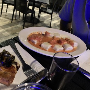 Saltwater - Blush gnocchi (Reg size) and Italian pizza (right) - Italian Near Me - Margate City, New Jersey Saltwater - Blush gnocchi (Reg size) and Italian pizza (right) - Italian Near Me - Margate City, New Jersey