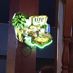 Farah's - Love the Miller Lights decor!
