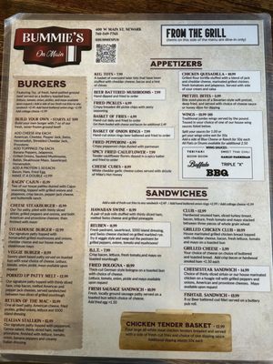 Menu photo 8 Bummie's On Main Newark, OH