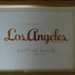 Knitting House - Los Angeles Magazine winner for best reweaver