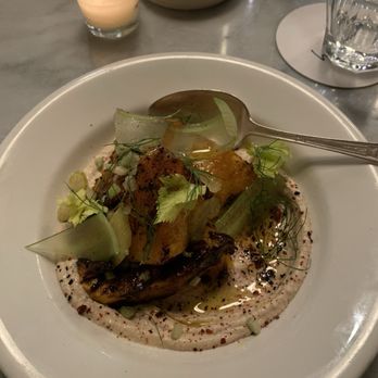Homer - Shaved Celery Root, Pomegranate Seeds, Shallots & Breadcrumbs - Mediterranean Near Me - Seattle, Washington Homer - Shaved Celery Root, Pomegranate Seeds, Shallots & Breadcrumbs - Mediterranean Near Me - Seattle, Washington