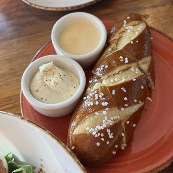 Edison, Craft Ales + Kitchen - Pretzel Bread - Gastropubs Near Me - Asheville, North Carolina Edison, Craft Ales + Kitchen - Pretzel Bread - Gastropubs Near Me - Asheville, North Carolina
