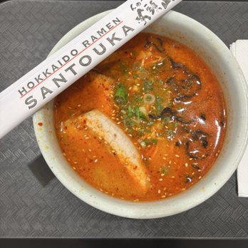 Hokkaido Ramen Santouka - Spicy Miso Ramen (Medium) - Ramen Near Me - Cypress, California Hokkaido Ramen Santouka - Spicy Miso Ramen (Medium) - Ramen Near Me - Cypress, California
