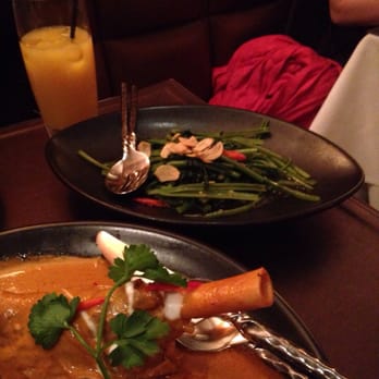 Patara - Some of our dishes, lamb shank and morning glory yummy! - Thai Near Me - London, XGL