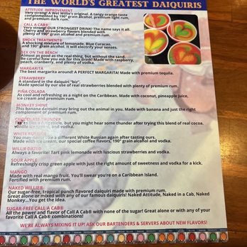 Wet Willie's - Menu - Bars Near Me - Savannah, Georgia Wet Willie's - Menu - Bars Near Me - Savannah, Georgia